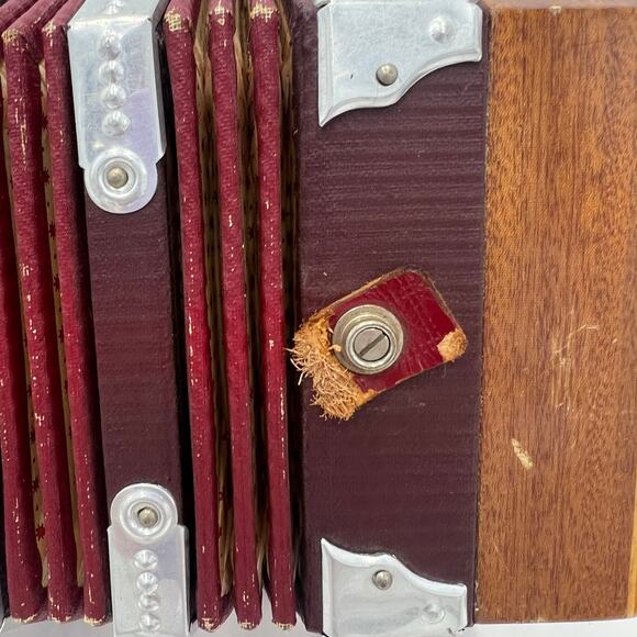 Vintage Musical Concertina Accordion Squeezebox Made in Italy - Picture 3 of 15